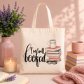 Bookish Tote Bag “Im all Booked”
