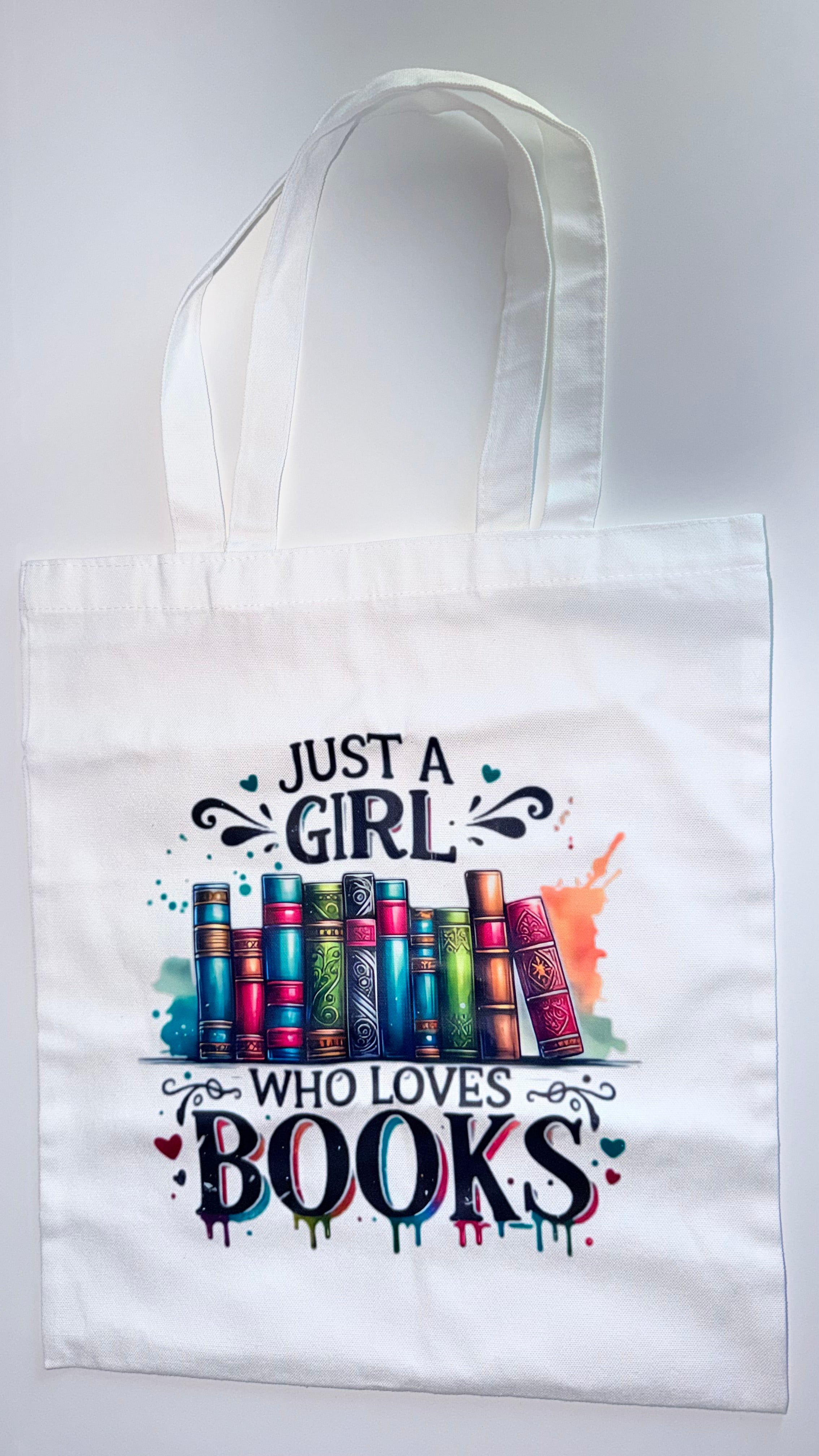 Bookish Tote Bag “Just a Girl Who Loves Books”